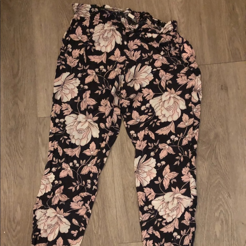 Floral Joggers